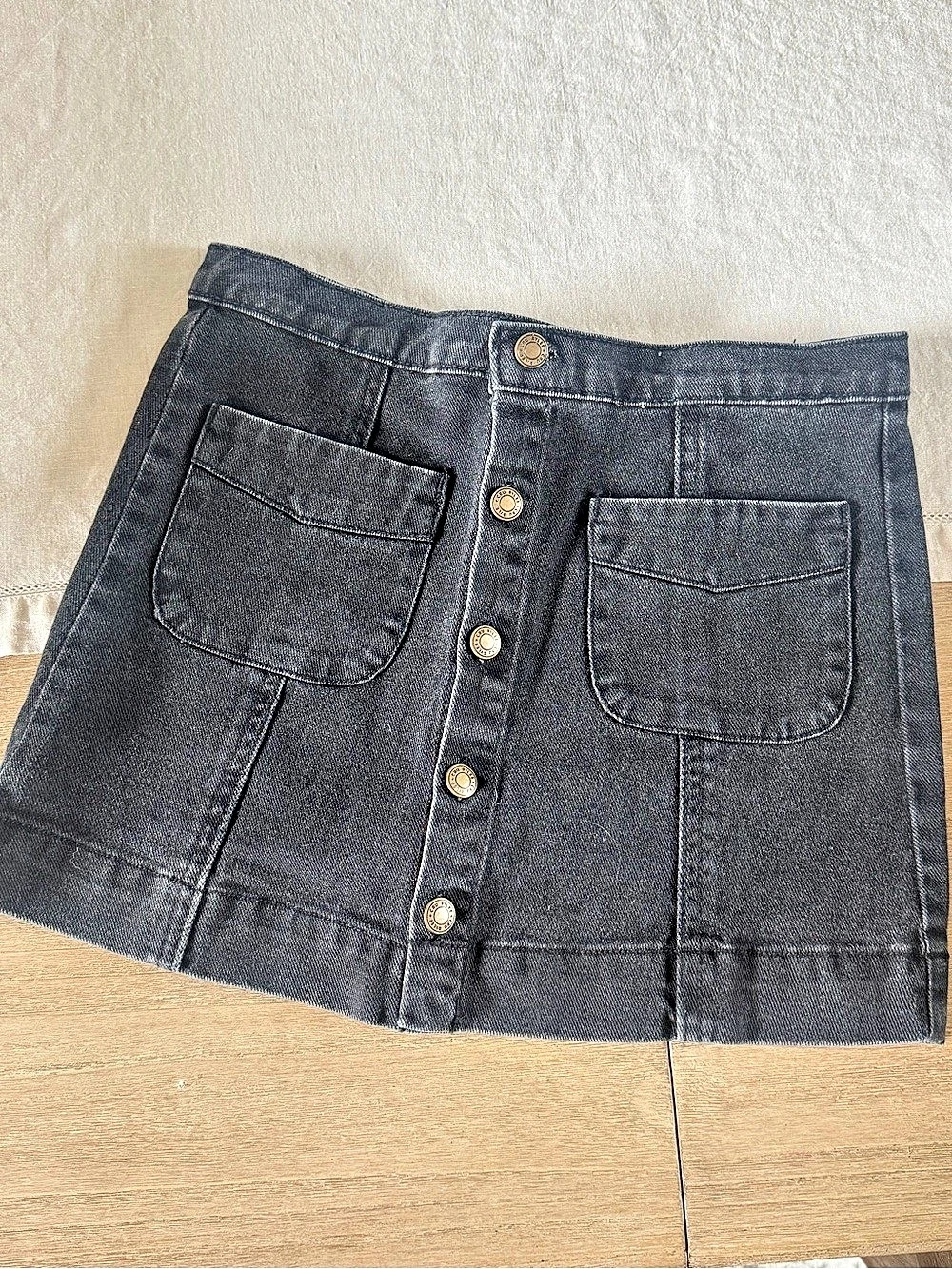 Rylee + Cru Denver Mini Skirt Black Size 10 (12Y)